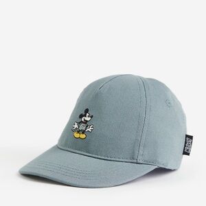 H&M Mickey Mouse Embroidered Blue Cap